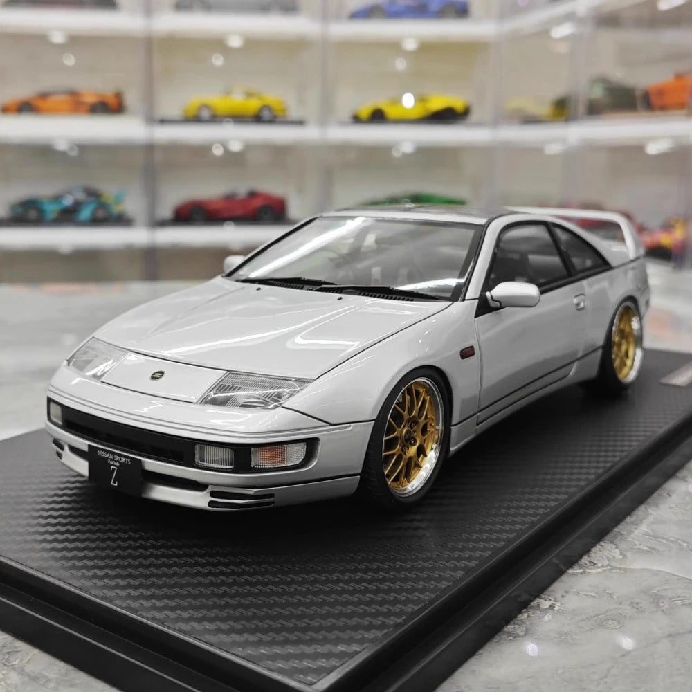 [Ignition] 1:18 Nissan 1989 Fairlady Z 300ZX Z32 argent voiture miniature Resin