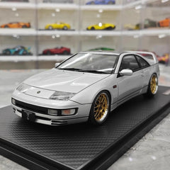 [Ignition] 1:18 Nissan 1989 Fairlady Z 300ZX Z32 argent voiture miniature Resin
