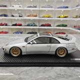 [Ignition] 1:18 Nissan 1989 Fairlady Z 300ZX Z32 Silver Model Car Resin