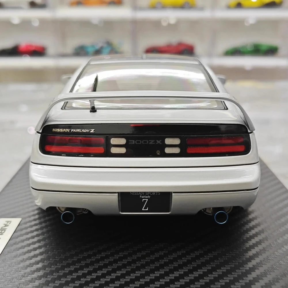 [Ignition] 1:18 Nissan 1989 Fairlady Z 300ZX Z32 argent voiture miniature Resin