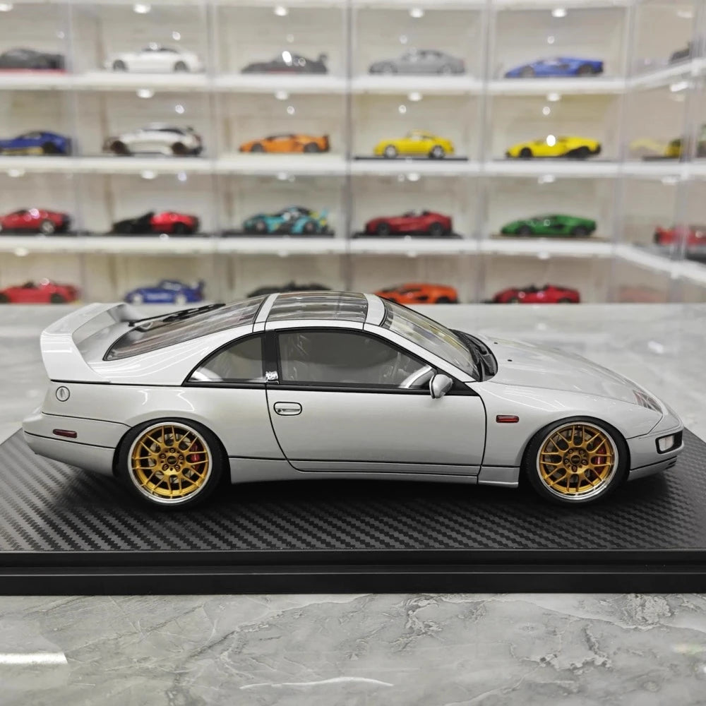 [Ignition] 1:18 Nissan 1989 Fairlady Z 300ZX Z32 argent voiture miniature Resin