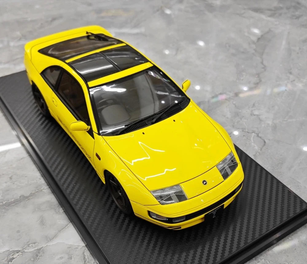 [Ignition] 1:18 Nissan 1989 Fairlady Z 300ZX Z32 Yellow Model Car Resin