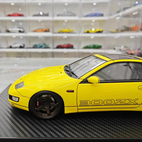 [Ignition] 1:18 Nissan 1989 Fairlady Z 300ZX Z32 Yellow Model Car Resin