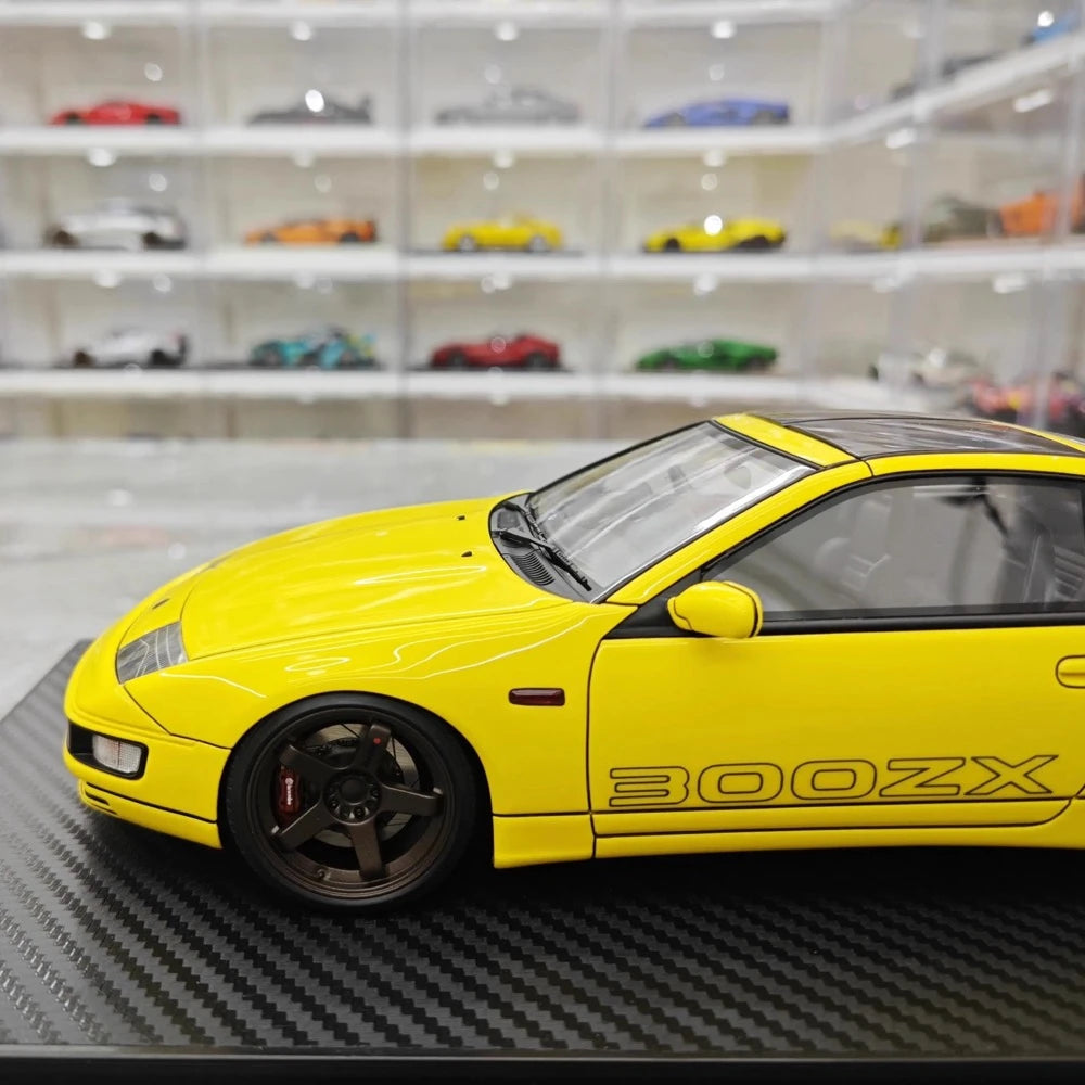 [Ignition] 1:18 Nissan 1989 Fairlady Z 300ZX Z32 Yellow Model Car Resin