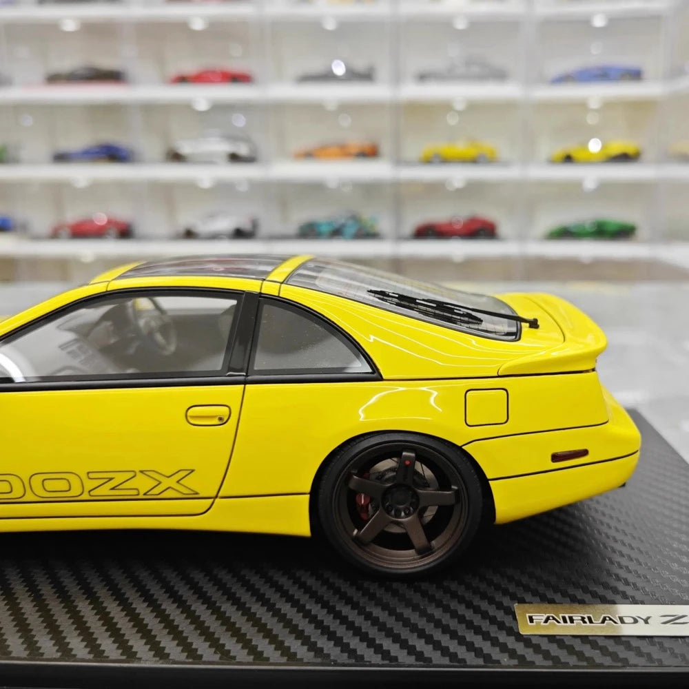 [Ignition] 1:18 Nissan 1989 Fairlady Z 300ZX Z32 Yellow Model Car Resin