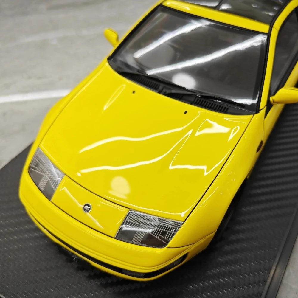 [Ignition] 1:18 Nissan 1989 Fairlady Z 300ZX Z32 Yellow Model Car Resin