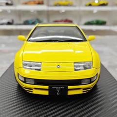 [Ignition] 1:18 Nissan 1989 Fairlady Z 300ZX Z32 Yellow Model Car Resin