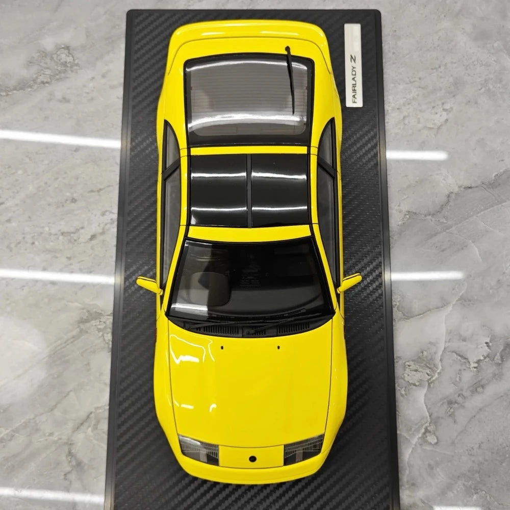 [Ignition] 1:18 Nissan 1989 Fairlady Z 300ZX Z32 Yellow Model Car Resin