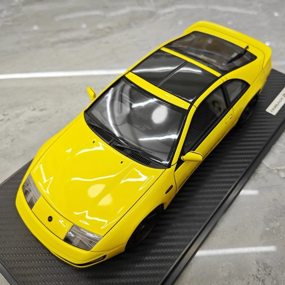 [Ignition] 1:18 Nissan 1989 Fairlady Z 300ZX Z32 Yellow Model Car Resin