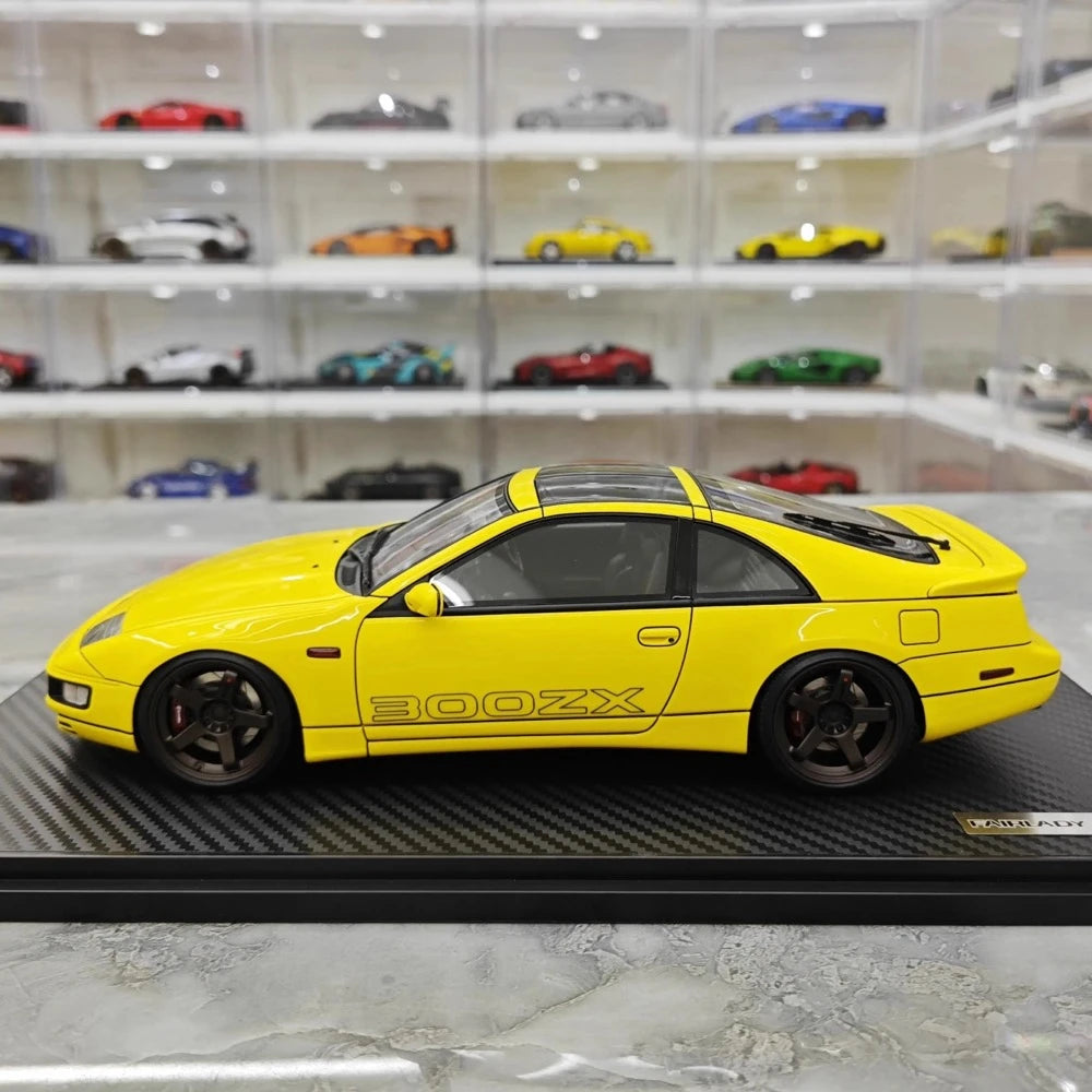 [Ignition] 1:18 Nissan 1989 Fairlady Z 300ZX Z32 Yellow Model Car Resin