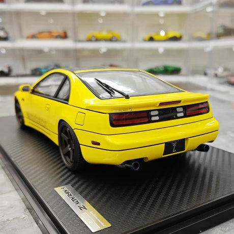 [Ignition] 1:18 Nissan 1989 Fairlady Z 300ZX Z32 Yellow Model Car Resin