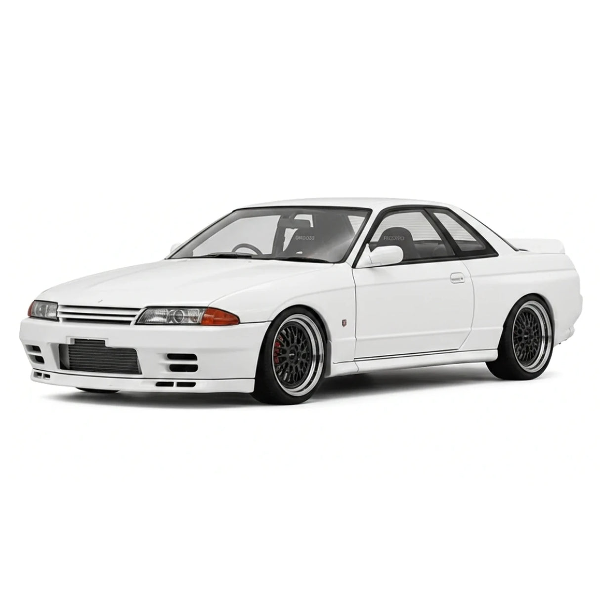 Accensione Nissan 1994 Skyline GT-R R32 Wangan Midnight Reina Akikawa White 1:18 – Modello in resina collezionabile