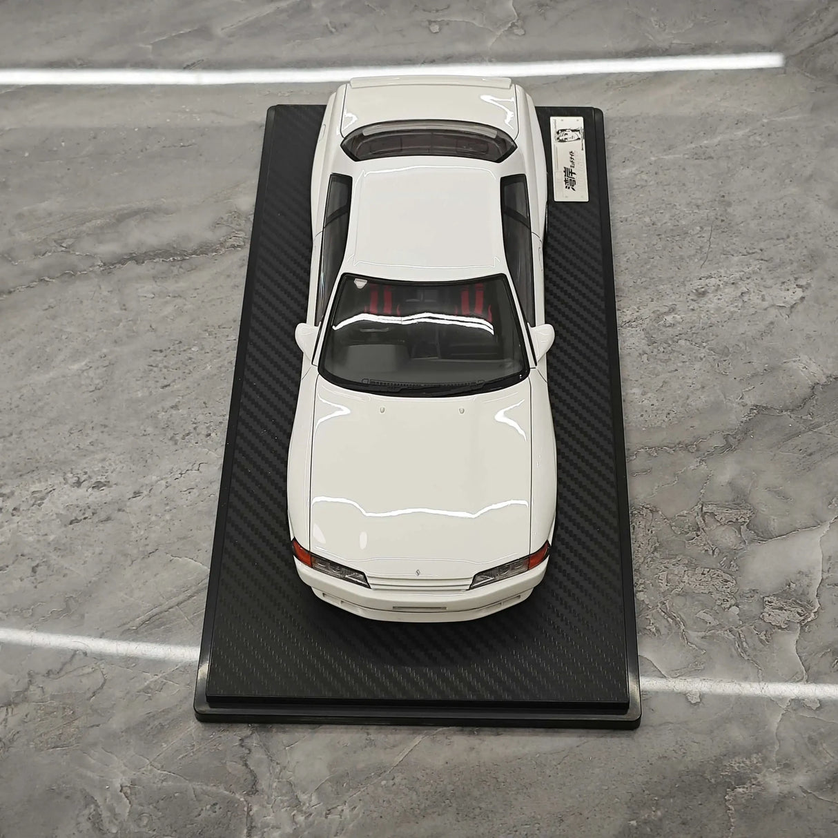 Accensione Nissan 1994 Skyline GT-R R32 Wangan Midnight Reina Akikawa White 1:18 – Modello in resina collezionabile