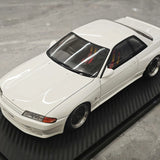 Accensione Nissan 1994 Skyline GT-R R32 Wangan Midnight Reina Akikawa White 1:18 – Modello in resina collezionabile