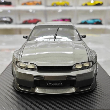 [Ignition] 1:18 Nissan 1995 Skyline GT-R R33 Gray Model Car Resin