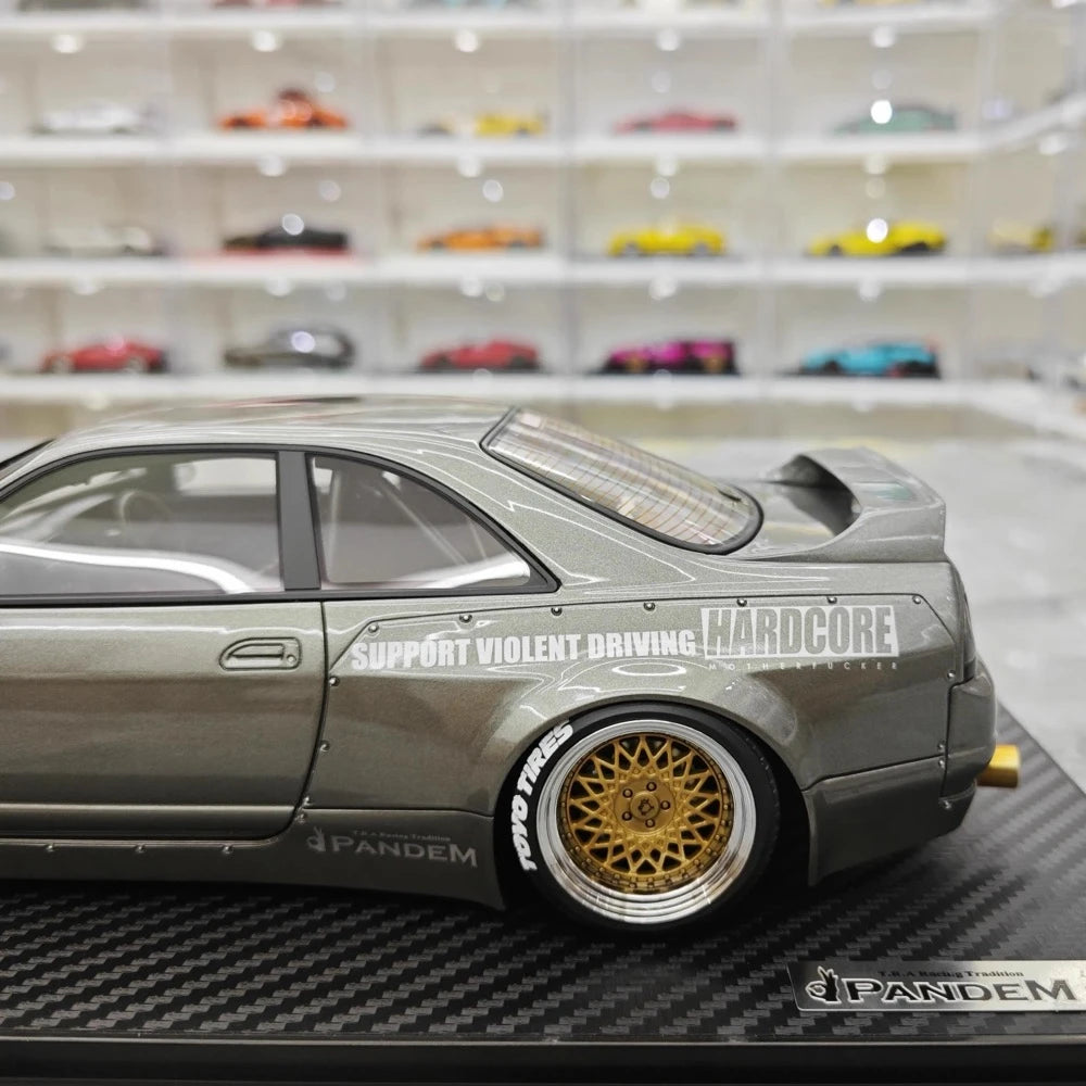 [Ignition] 1:18 Nissan 1995 Skyline GT-R R33 Gray Model Car Resin