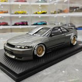 [Ignition] 1:18 Nissan 1995 Skyline GT-R R33 Gray Model Car Resin