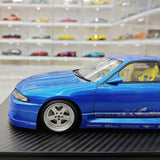 [Ignition] 1:18 Nissan 1995 Skyline GT-R R33 Greddy BCNR33 Blue Model Car Resin