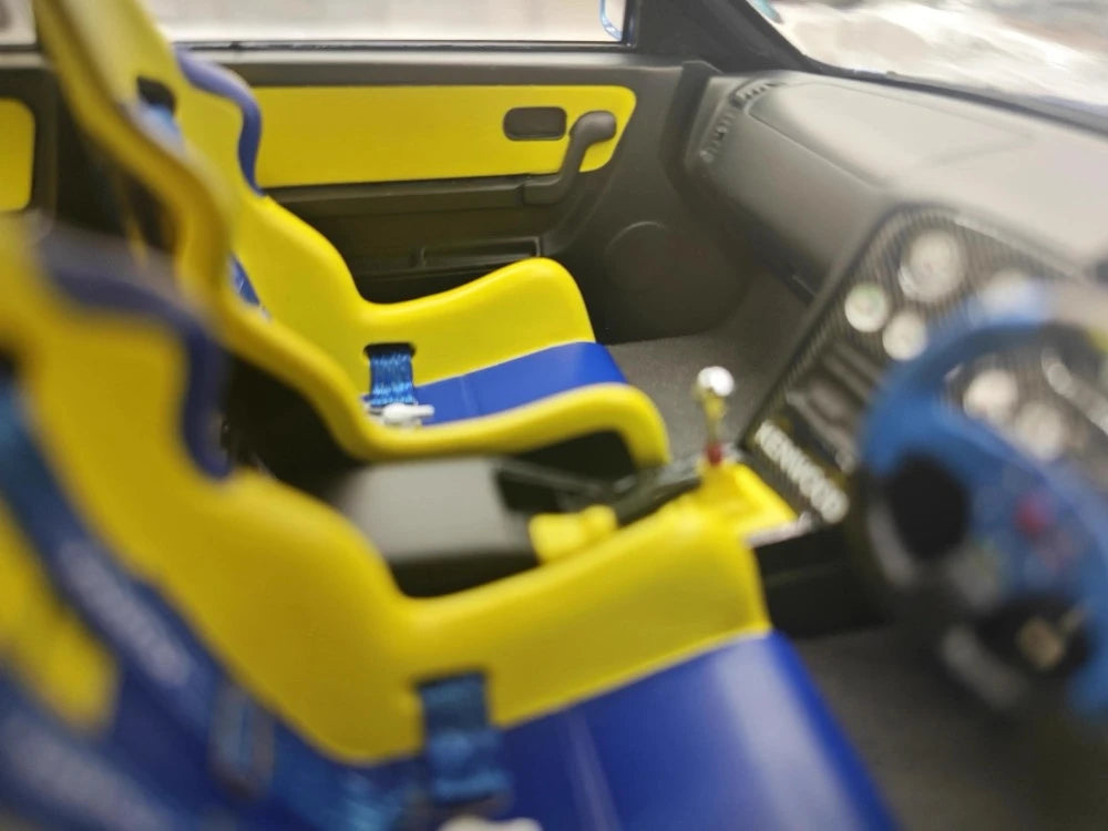 [Ignition] 1:18 Nissan 1995 Skyline GT-R R33 Greddy BCNR33 Blue Model Car Resin