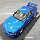 [Ignition] 1:18 Nissan 1995 Skyline GT-R R33 Greddy BCNR33 Blue Model Car Resin