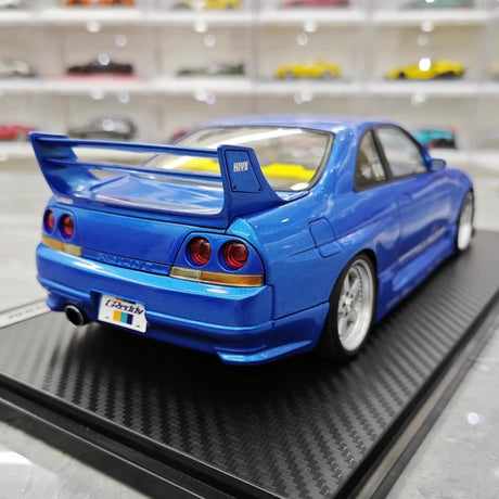 [Ignition] 1:18 Nissan 1995 Skyline GT-R R33 Greddy BCNR33 Blue Model Car Resin