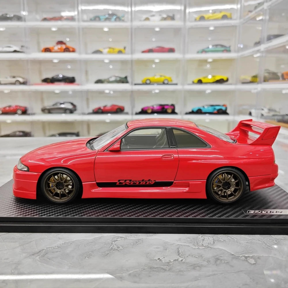 [Ignition] 1:18 Nissan 1995 Skyline GT-R R33 Greddy BCNR33 Red Model Car Resin