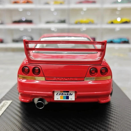 [Ignition] 1:18 Nissan 1995 Skyline GT-R R33 Greddy BCNR33 Red Model Car Resin