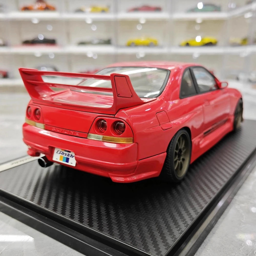 [Ignition] 1:18 Nissan 1995 Skyline GT-R R33 Greddy BCNR33 Red Model Car Resin