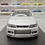 [Ignition] 1:18 Nissan 1995 Skyline GT-R R33 Greddy BCNR33 White Model Car Resin
