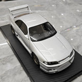 [Ignition] 1:18 Nissan 1995 Skyline GT-R R33 Greddy BCNR33 White Model Car Resin