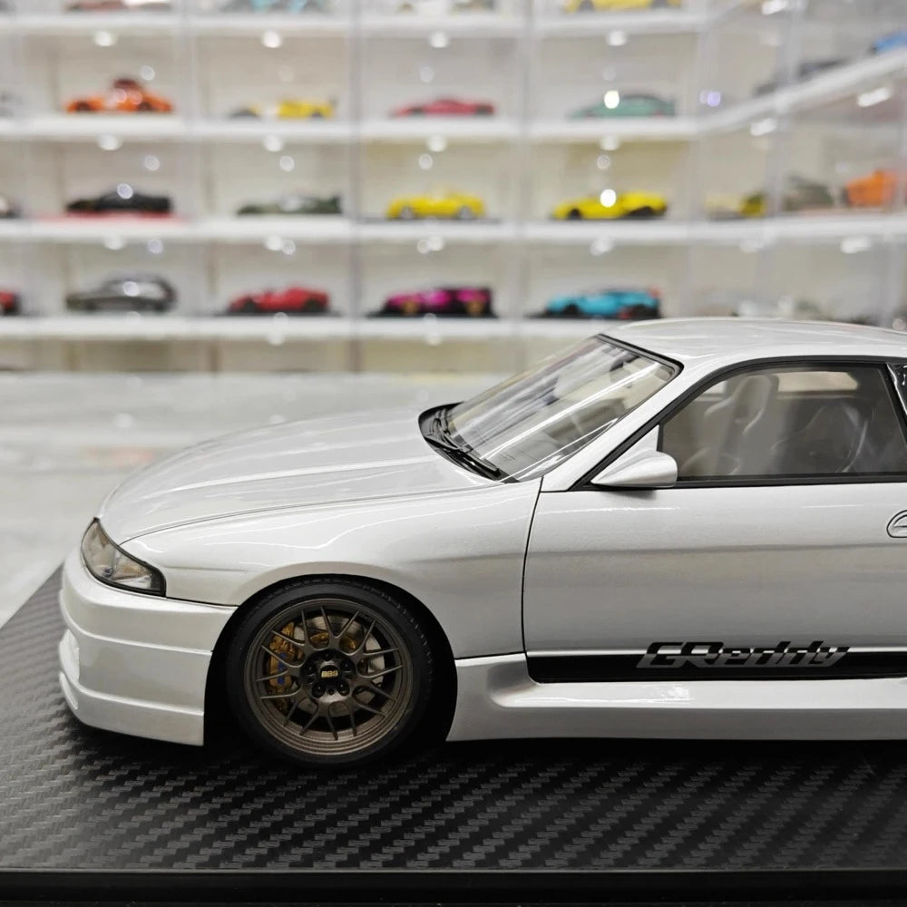 [Ignition] 1:18 Nissan 1995 Skyline GT-R R33 Greddy BCNR33 White Model Car Resin