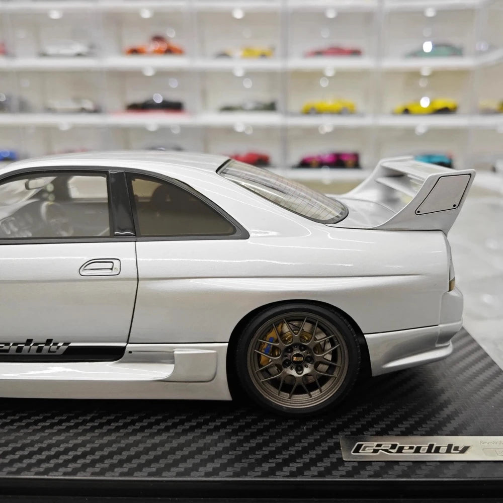 [Ignition] 1:18 Nissan 1995 Skyline GT-R R33 Greddy BCNR33 White Model Car Resin