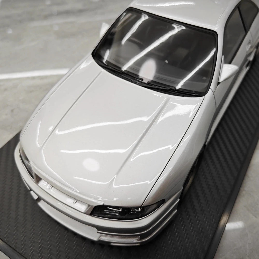 [Ignition] 1:18 Nissan 1995 Skyline GT-R R33 Greddy BCNR33 White Model Car Resin