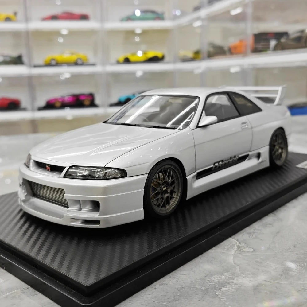 [Ignition] 1:18 Nissan 1995 Skyline GT-R R33 Greddy BCNR33 White Model Car Resin