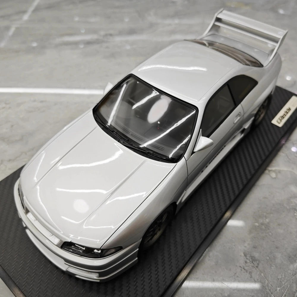 [Ignition] 1:18 Nissan 1995 Skyline GT-R R33 Greddy BCNR33 White Model Car Resin