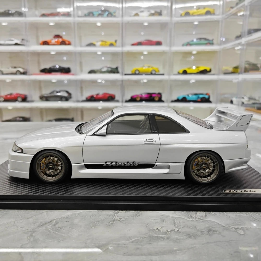 [Ignition] 1:18 Nissan 1995 Skyline GT-R R33 Greddy BCNR33 White Model Car Resin