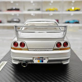 [Ignition] 1:18 Nissan 1995 Skyline GT-R R33 Greddy BCNR33 White Model Car Resin