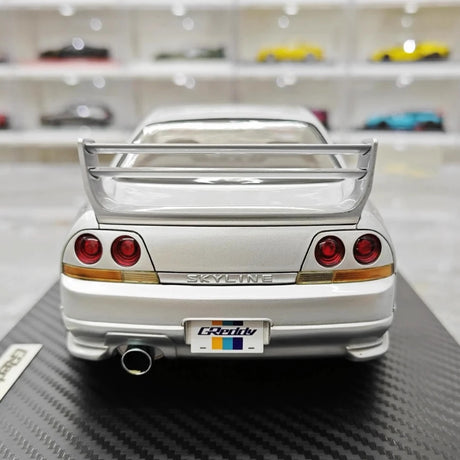 [Ignition] 1:18 Nissan 1995 Skyline GT-R R33 Greddy BCNR33 White Model Car Resin