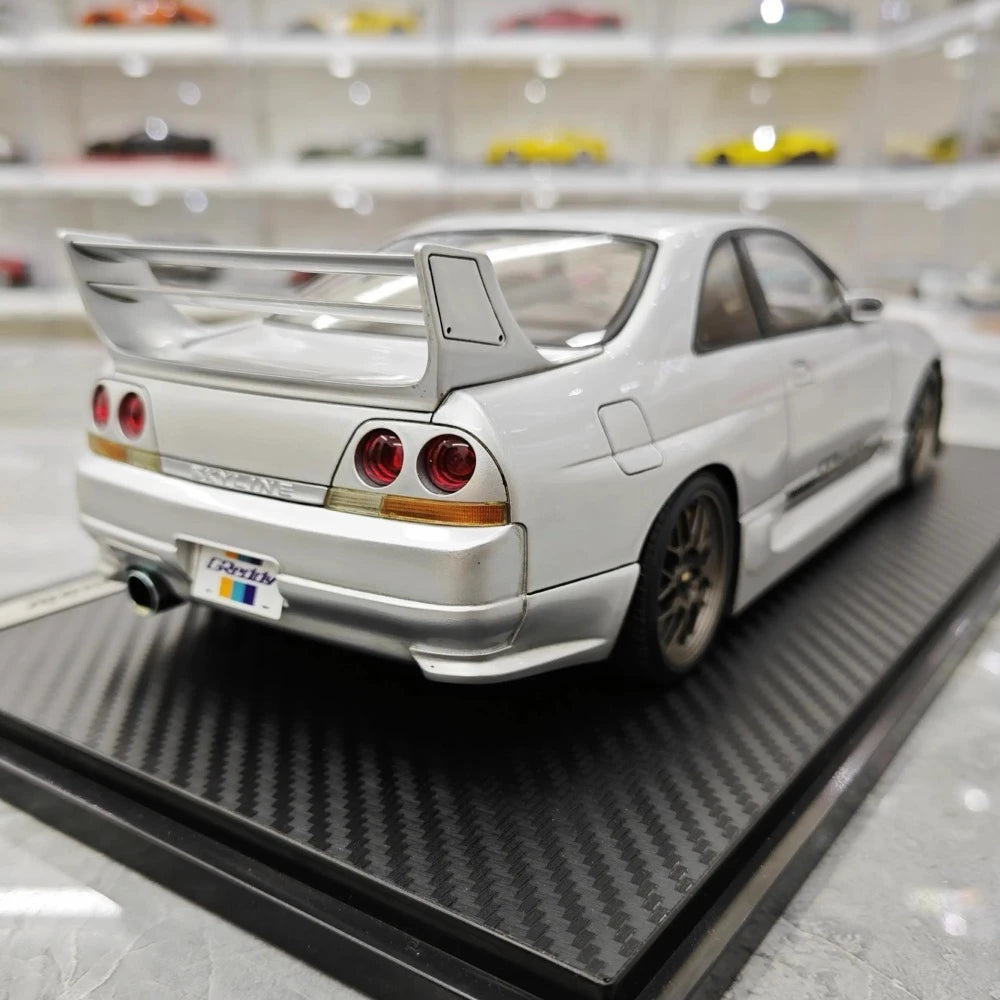 [Ignition] 1:18 Nissan 1995 Skyline GT-R R33 Greddy BCNR33 White Model Car Resin