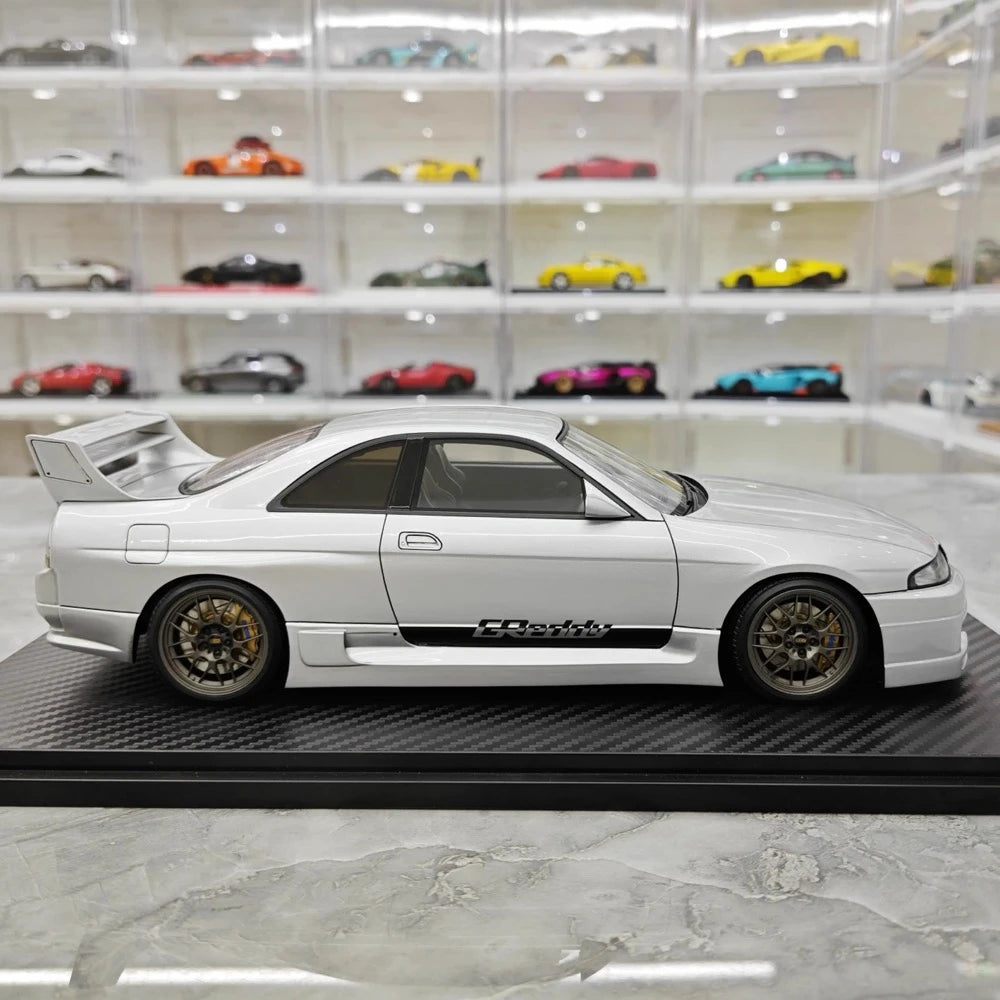 [Ignition] 1:18 Nissan 1995 Skyline GT-R R33 Greddy BCNR33 White Model Car Resin