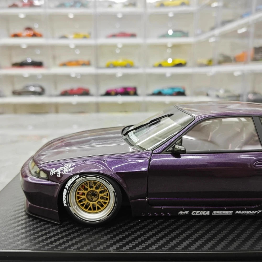 [Ignition] 1:18 Nissan 1995 Skyline GT-R R33 Purple Model Car Resin