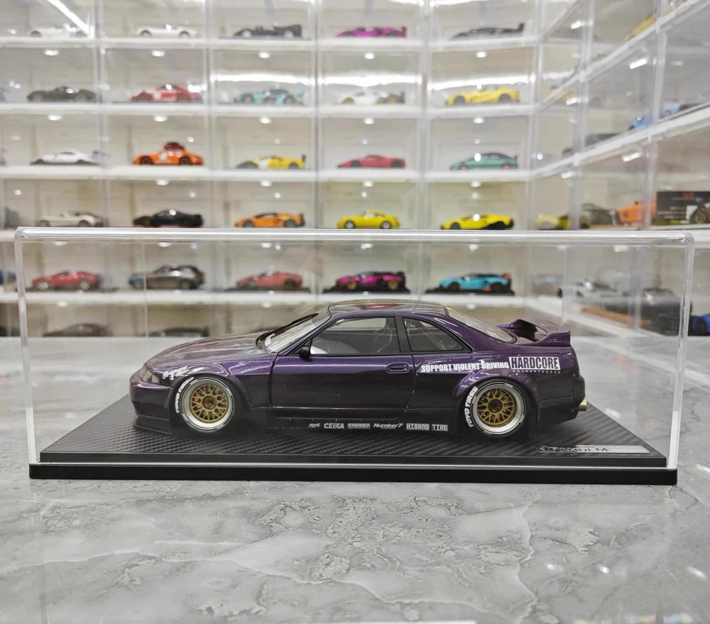 [Ignition] 1:18 Nissan 1995 Skyline GT-R R33 Purple Model Car Resin