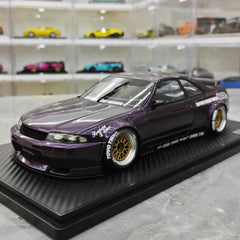 [Ignition] 1:18 Nissan 1995 Skyline GT-R R33 Purple Model Car Resin