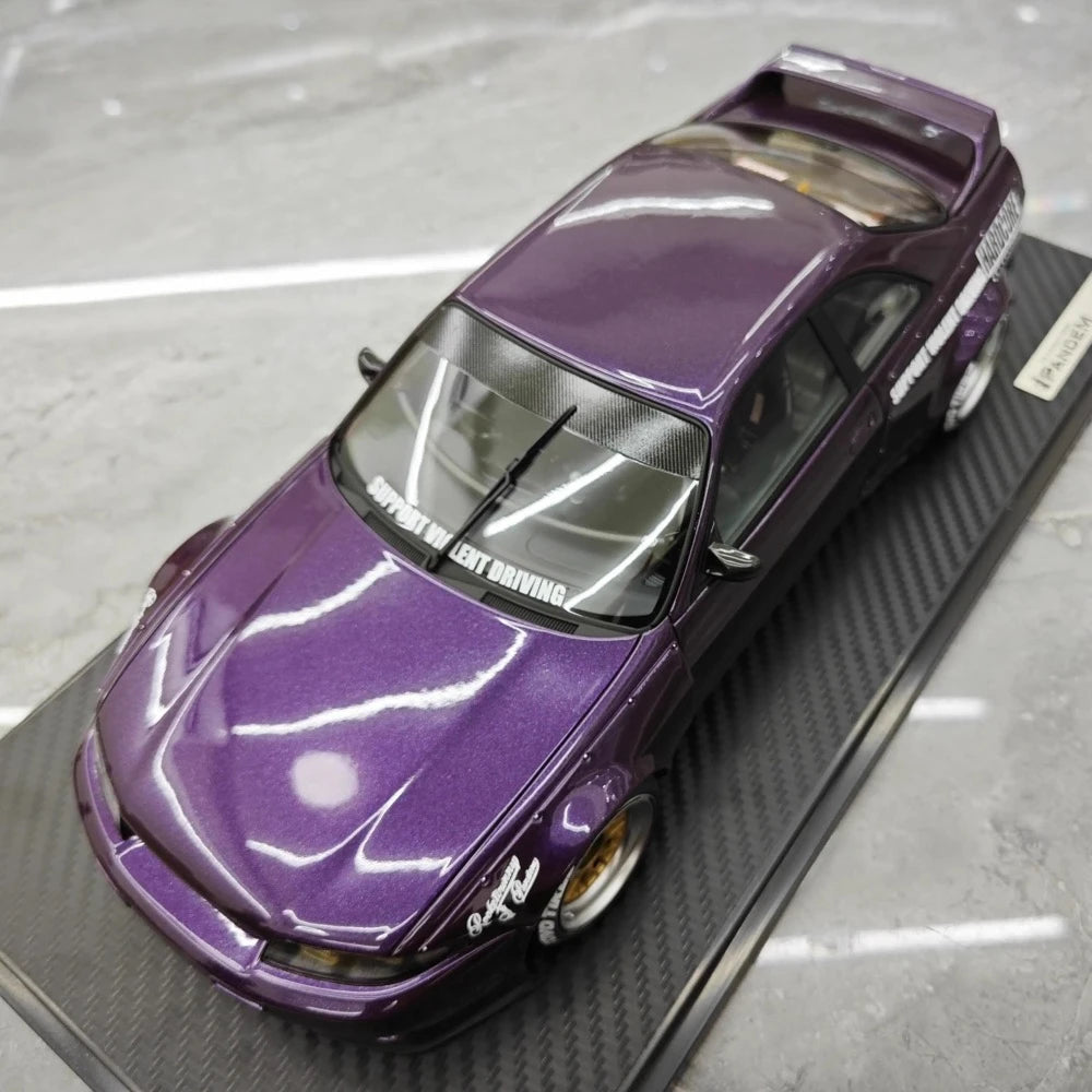 [Ignition] 1:18 Nissan 1995 Skyline GT-R R33 Purple Model Car Resin