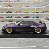 [Ignition] 1:18 Nissan 1995 Skyline GT-R R33 Purple Model Car Resin