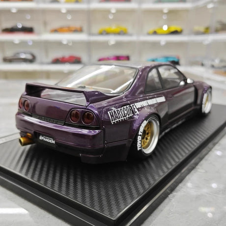 [Ignition] 1:18 Nissan 1995 Skyline GT-R R33 Purple Model Car Resin