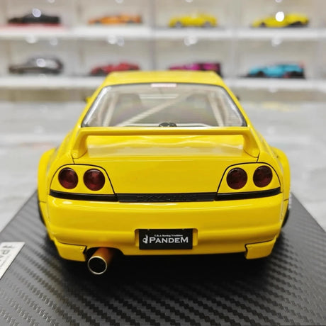 [Ignition] 1:18 Nissan 1995 Skyline GT-R R33 Yellow Model Car Resin