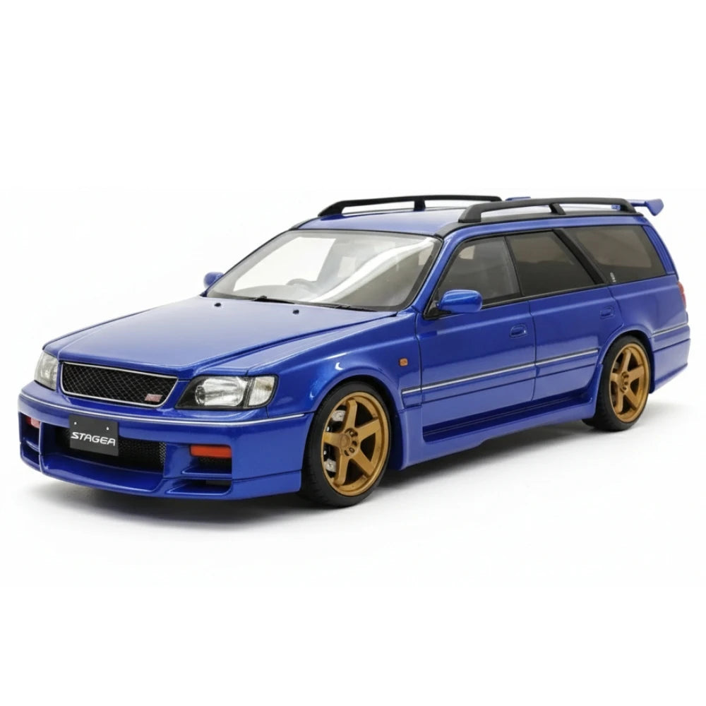 [Ignition] 1:18 Nissan 1996 Stagea 260RS WGNC34 Blue Model Car Resin