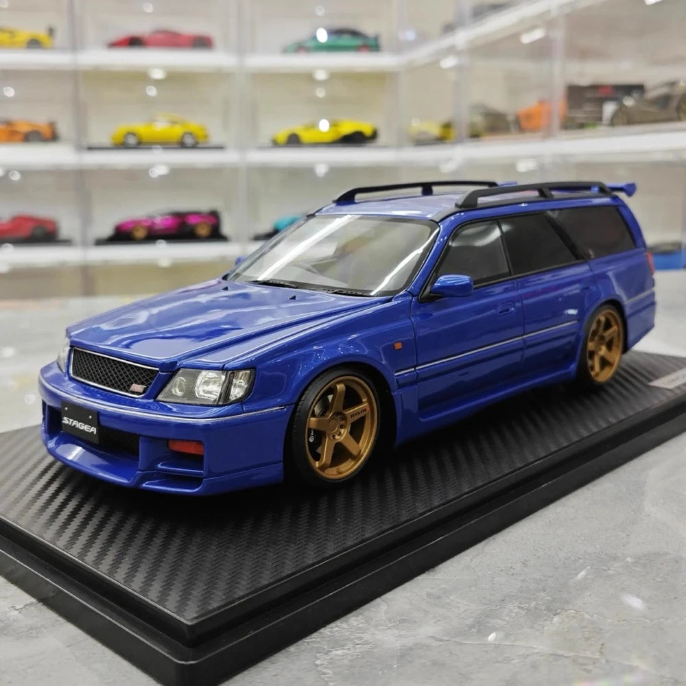 [Ignition] 1:18 Nissan 1996 Stagea 260RS WGNC34 Blue Model Car Resin