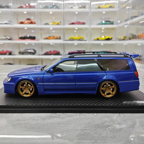 [Ignition] 1:18 Nissan 1996 Stagea 260RS WGNC34 Blue Model Car Resin